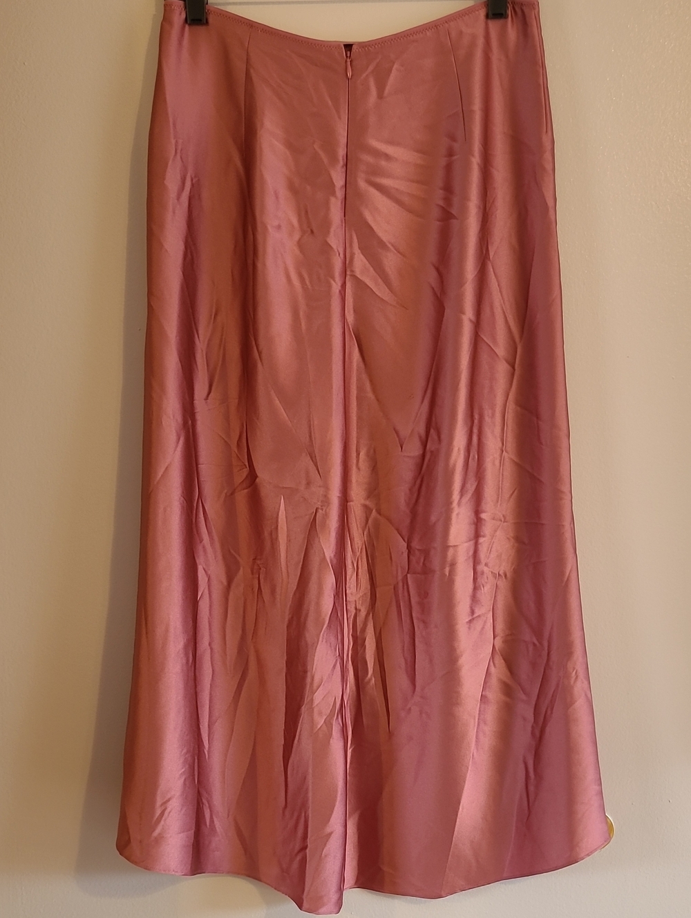 Vince 100% Silk Mauvy Pink Midi Slip Skirt Bias Cut Sz 6 Flattering Dainty Chic - Picture 10 of 13